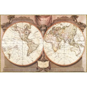 Χάρτης του Κόσμου -Γκραβούρα