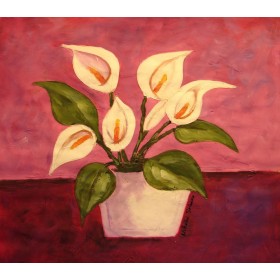 Νικολάι Σολακόφ - Η ροζ μέρα 1 - 80x80 cm (ME ΤΕΛΑΡΟ)