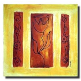 Λάουρα Μπέρυ - Κήπος 1 - 80x80 cm (ME ΤΕΛΑΡΟ)