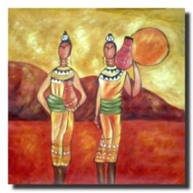 Ζένια - Ζέστη - 80x80 cm (ME ΤΕΛΑΡΟ)