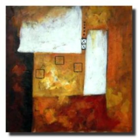 Μπάρα - Κάτοψη Πόλης - 80x80 cm (ME ΤΕΛΑΡΟ)