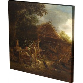 Isack van Ostade - A Farmyard