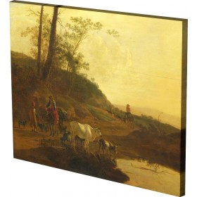 Jan Both - Men with an Ox and 