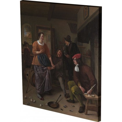 Jan Steen - The Interior of an