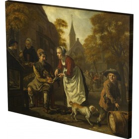 Jan Victors - A Village Scene 