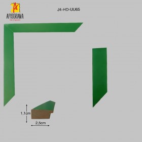 Κορνίζα Πράσινη πάχους 2,5cm